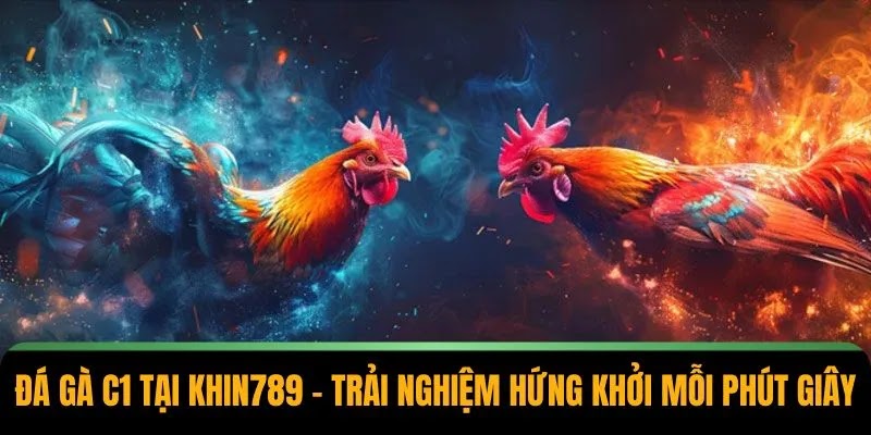 Đá Gà C1 Tại Khin789 – Trải Nghiệm Hứng Khởi Mỗi Phút Giây