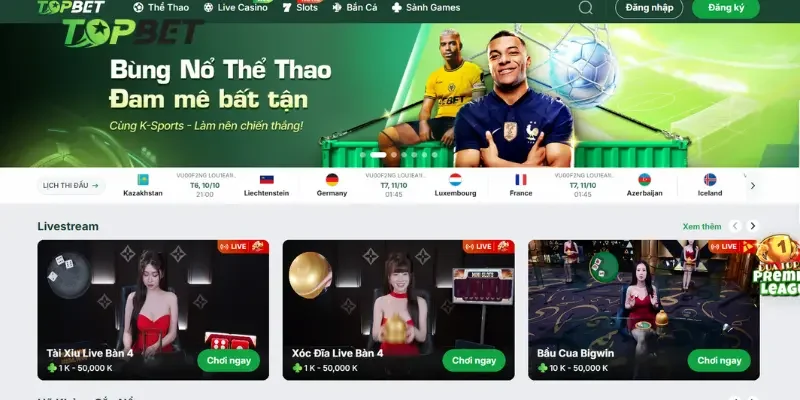 Nh&agrave; c&aacute;i topbet &ndash; Kh&ocirc;ng gian giải tr&iacute; trực tuyến d&agrave;nh cho người y&ecirc;u c&aacute; cược - Ảnh 1