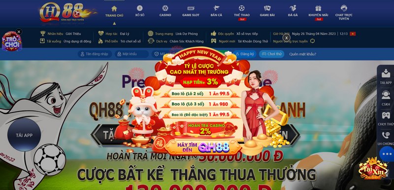 Sân chơi cá cược online QH88