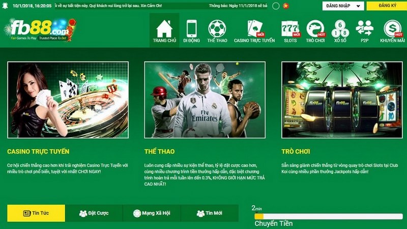 App giải trí cá cược FB88