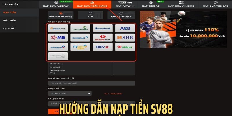 Top 5 Cách Nạp Rút Tiền Sv88 Thành Công 100%, Không Lỗi - Ảnh 2