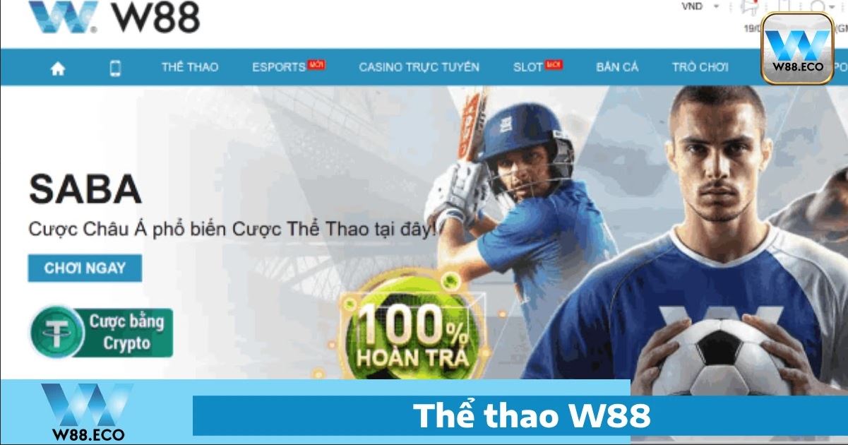 Giới thiệu cá cược thể thao tại W88 - Ảnh 1